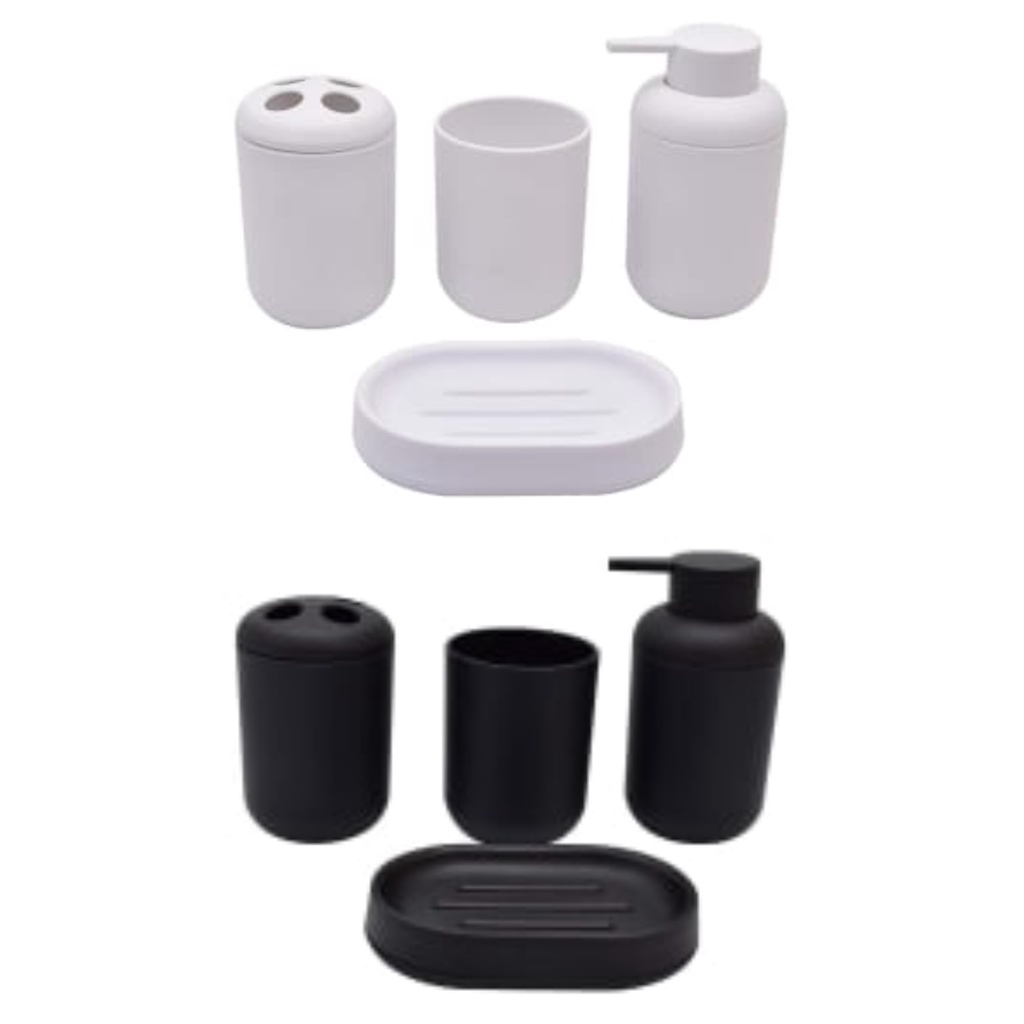 ACE Kris BATHROOM ACCESORIES Set 4 Pcs - Putih