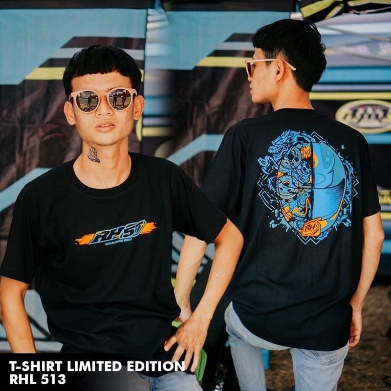 RACING HELL BAJU KAOS T SHIRT DISTRO RACING HELL RACING HEEL HELMET DRAGON NAGA BALAP MOTOR LIAR DRA