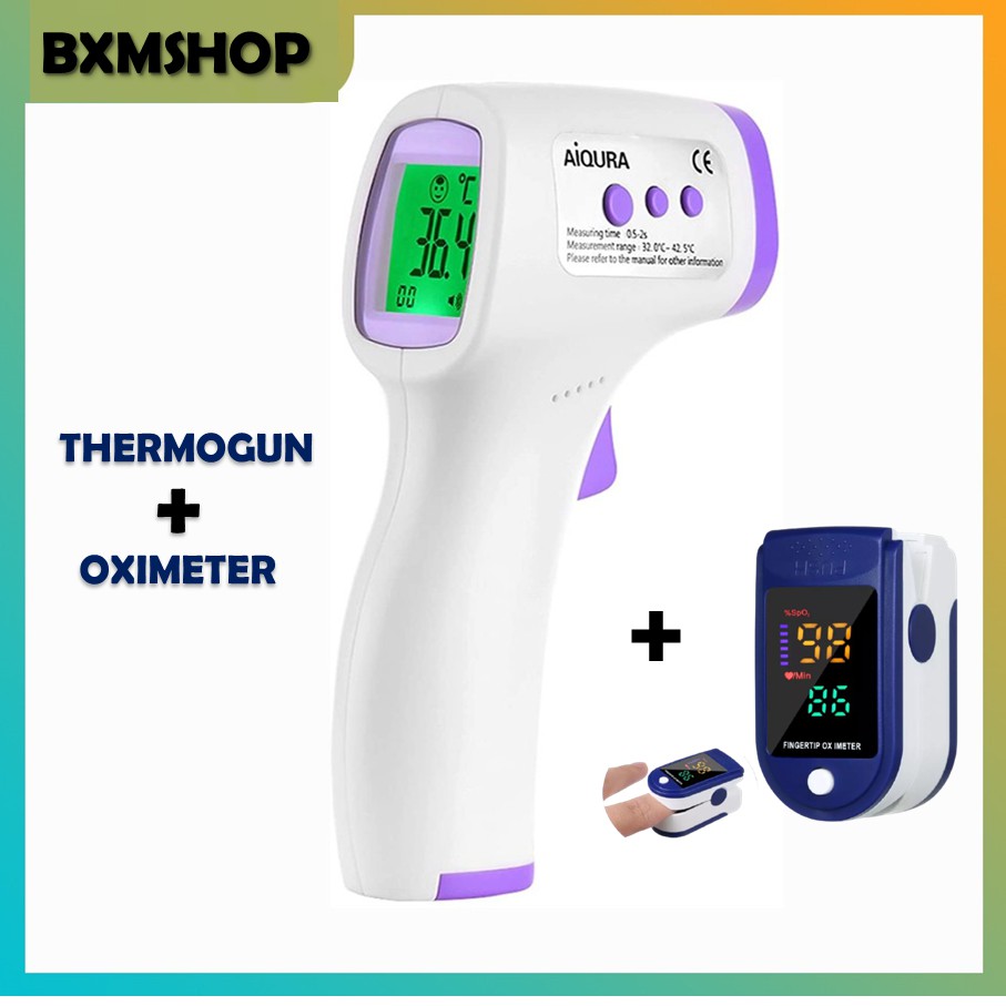 Thermogun Thermometer Termometer Temperatur Ukur Suhu Tanpa Kontak ...