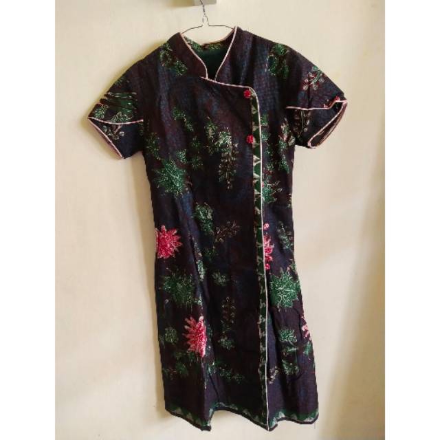 dress batik tulis madura preloved