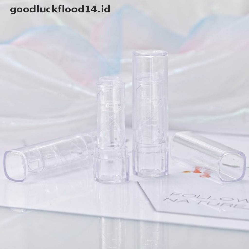 [OOID] 5PCS Empty Lip Clear Tubes Lip Balm Tube Lipstick Cosmetic Container  ID