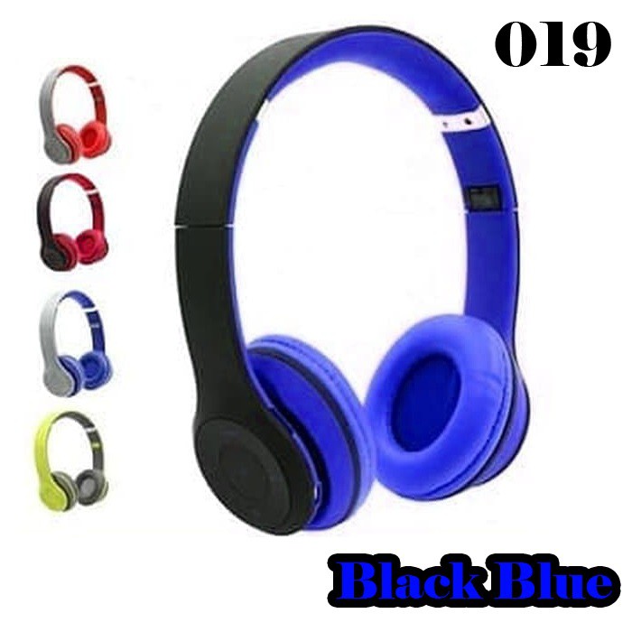 TM-Headphone Handsfree Bluetooth HF 019 / Earphone Headset Wireless HF 019