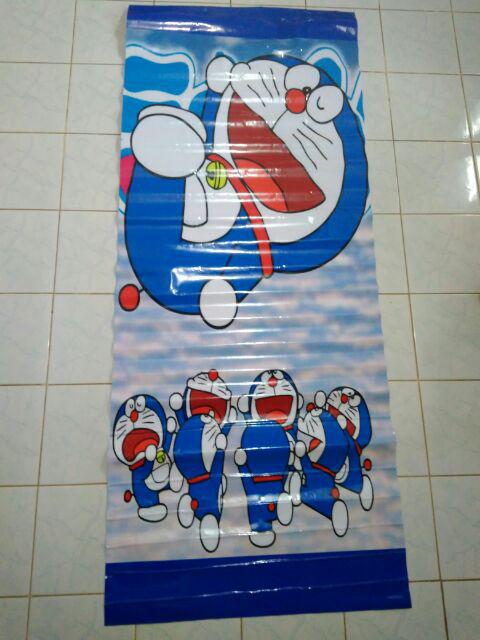 Stiker Kulkas 2 Pintu Motif Doraemon Rame