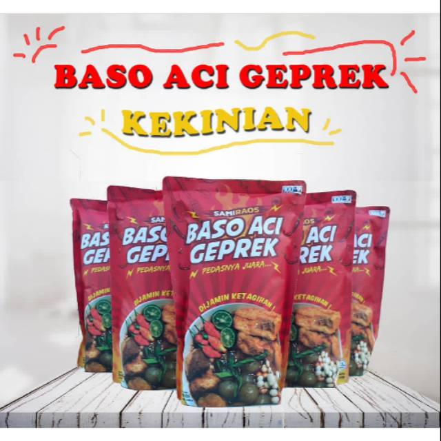 

Baso Aci Geprek