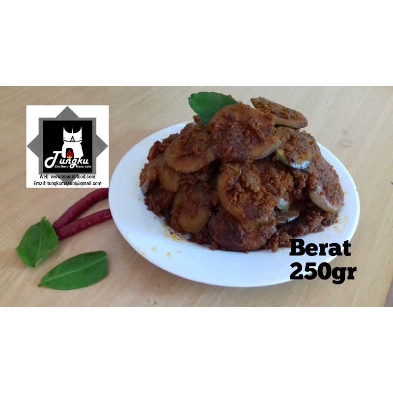 

Rendang jengkol khas Minang empuk dan tidak bau 250gr