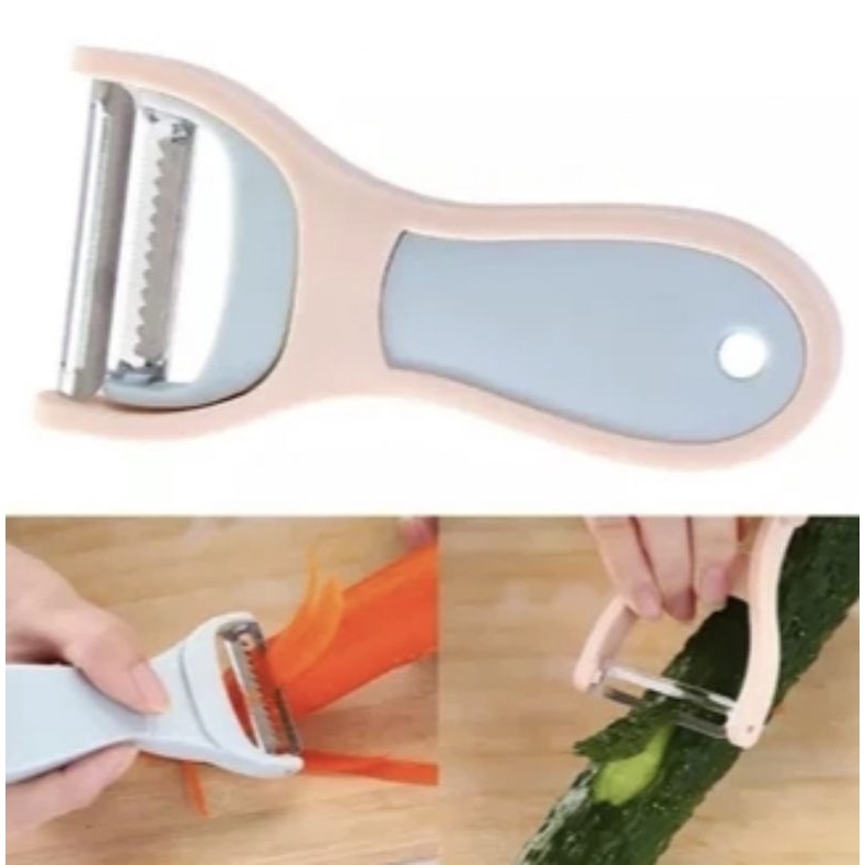 Vinztstore - Peeler 2in1 / Pengupas Kulit Buah / Pengupas Buah dan Sayur / Peeler Serbaguna / Harga Murah / Bisa COD