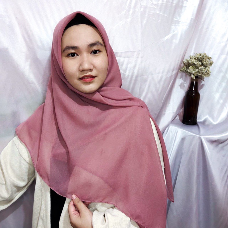 POLLYCOTTON SQUARE UK 115x115, JAHIT TEPI RAPIH