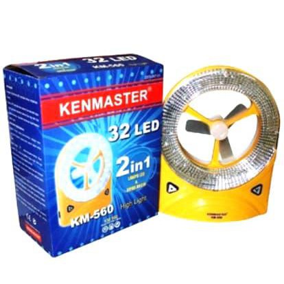 Lampu Emergency + Kipas Kenmaster Km-560 / Emergency Lamp + Kipas