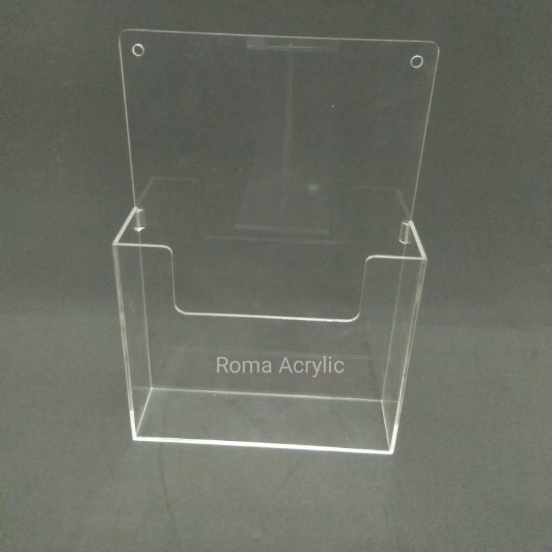 Tempat brosur dinding/Akrilik brosur A5