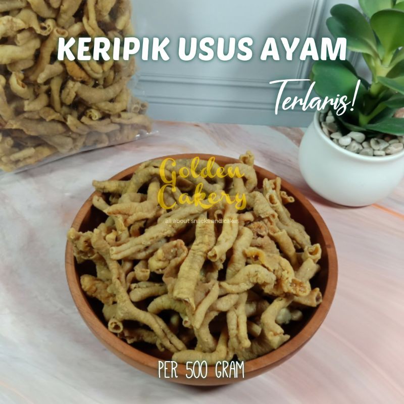 

Keripik Usus Ayam 500 gr/ Usus Krispi Goreng Tepung / Kripsus