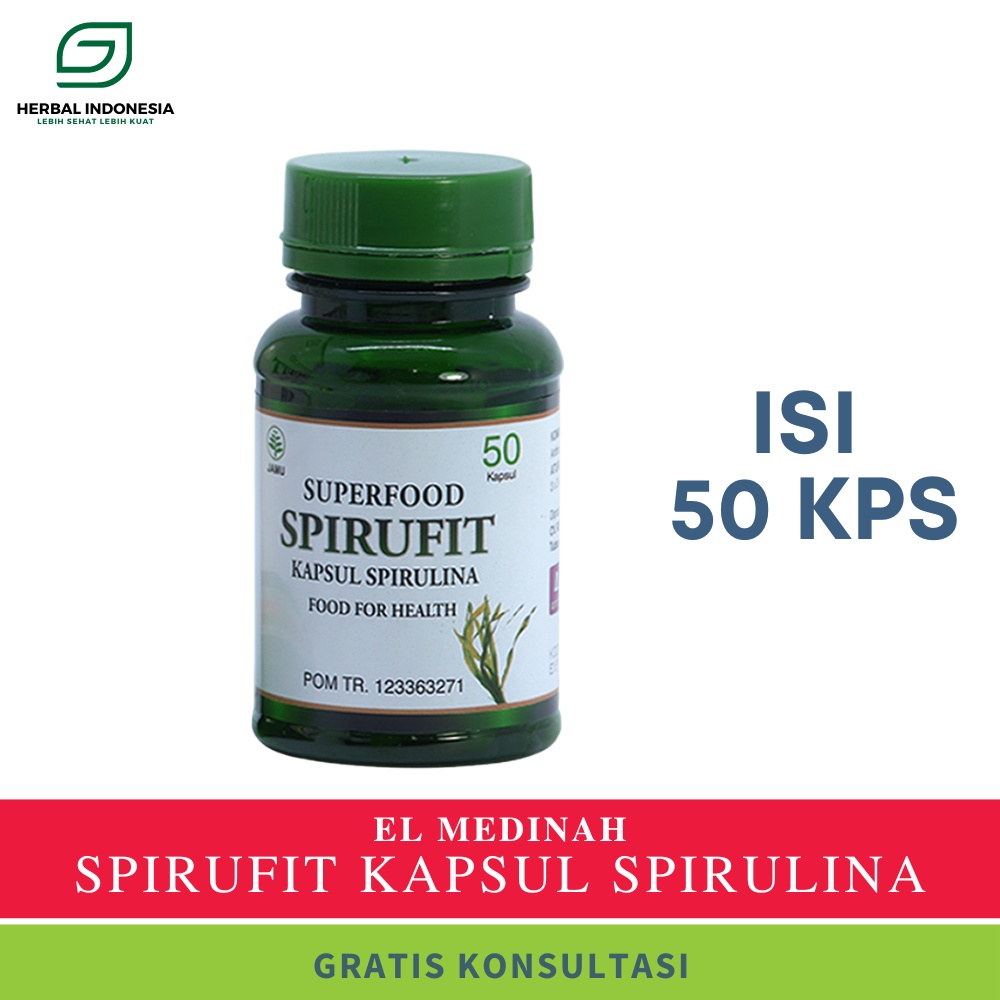 Kapsul SPIRULINA SuperFood || SPIRULINA SPIRUFIT EL Medinah