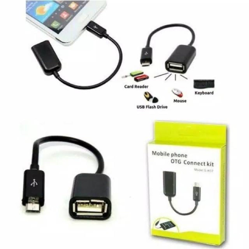 Kabel OTG Connect KIT - Sambungan Kabel OTG Micro USB / Type C