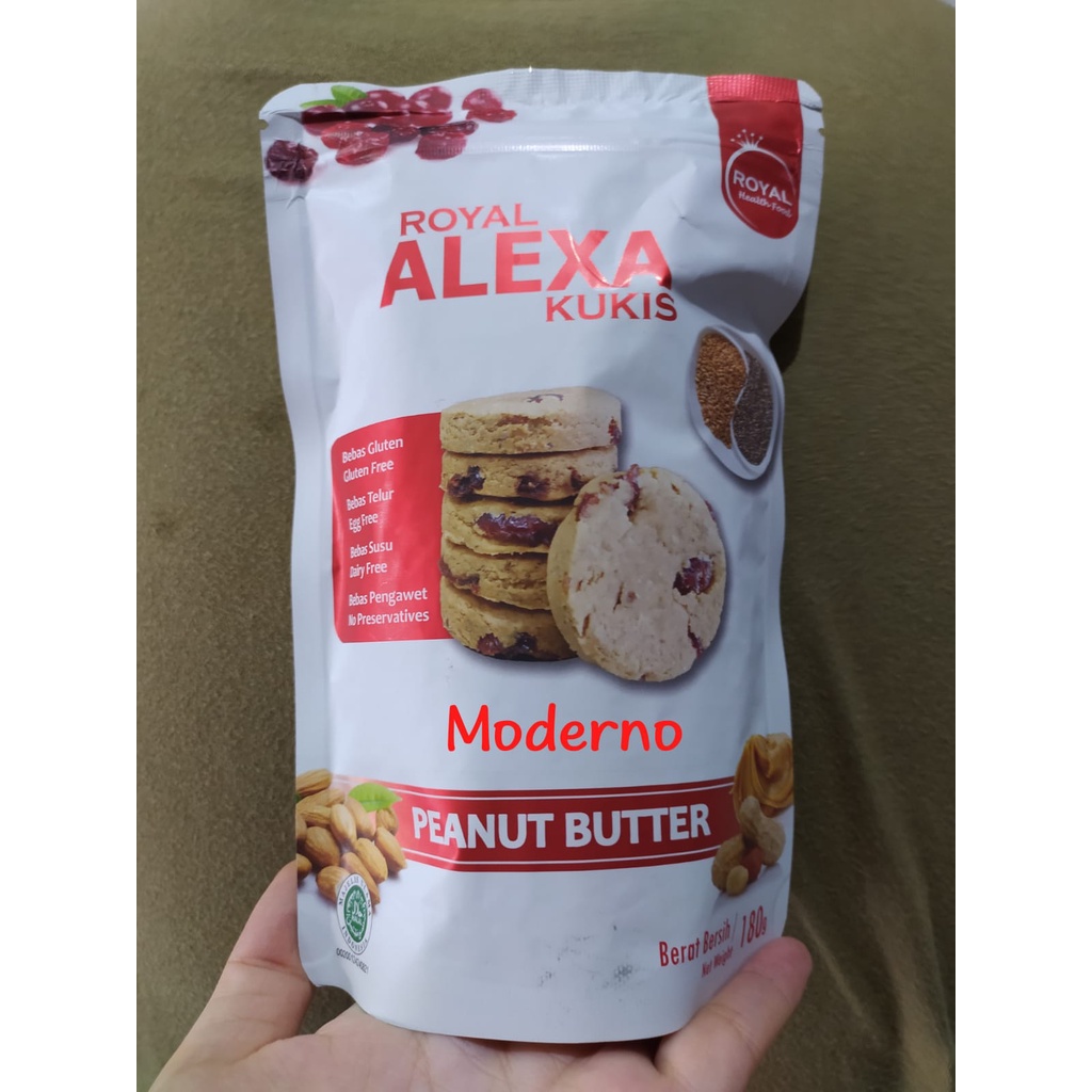 

Royal Alexa Almond delight Cookies Peanut Butter 180gr