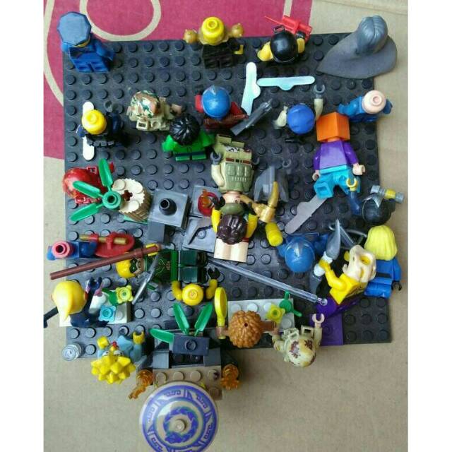 Mainan anak papan lego ukuran 40x40