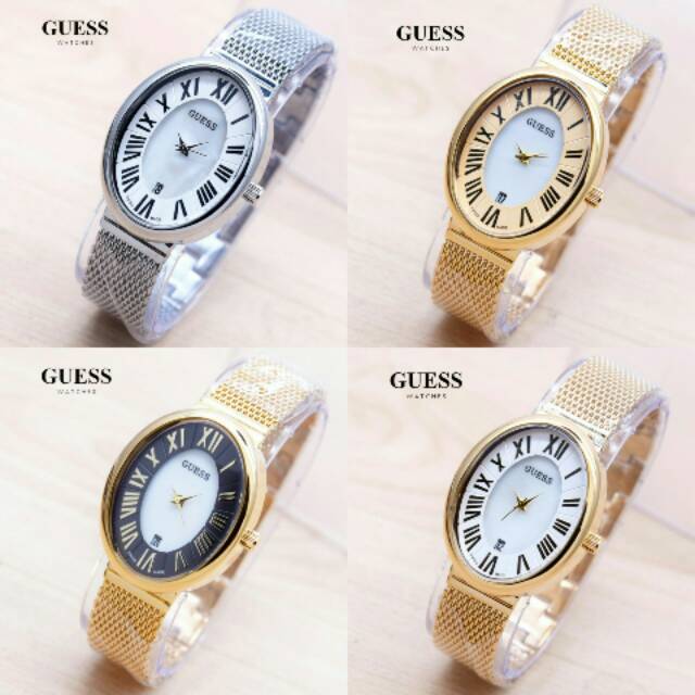 jam tangan guess tali pasir fashion cewe