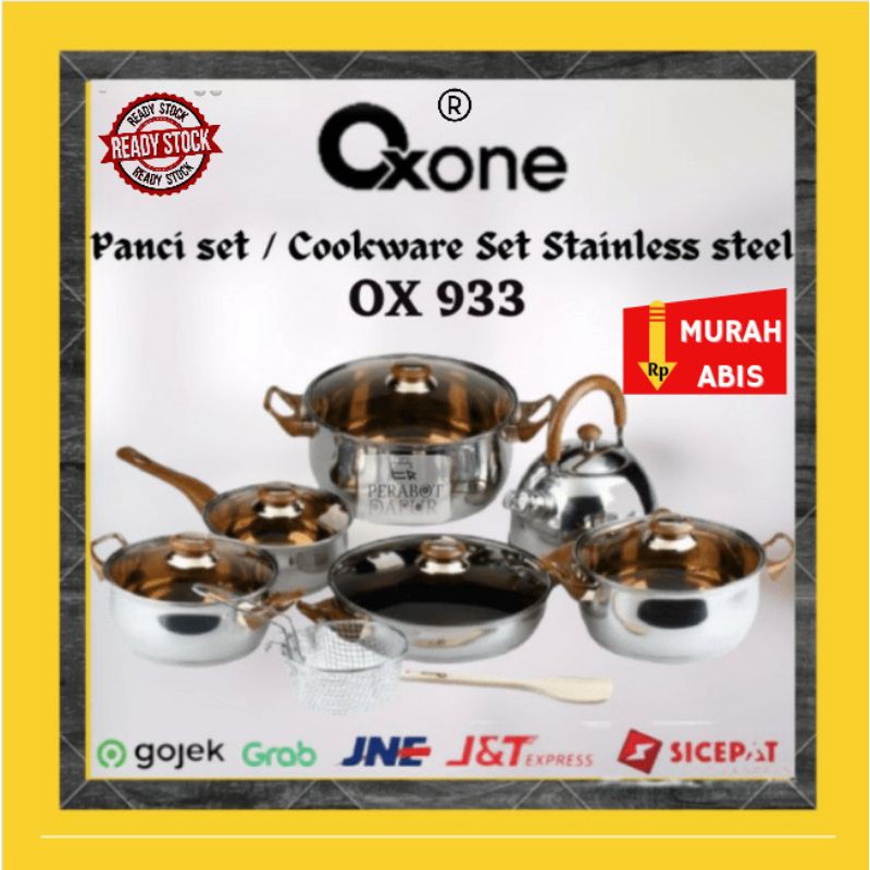 Oxone Panci Oxone Panci Set Stainles Oxone Panci Oxone Wajan Oxone Eco Cookware 14 Pcs Oxone Ox 933 