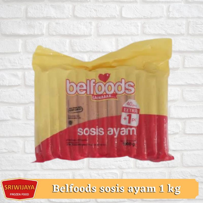 

Sosis Ayam Belfoods 950g 40/ 950g 30 pcs