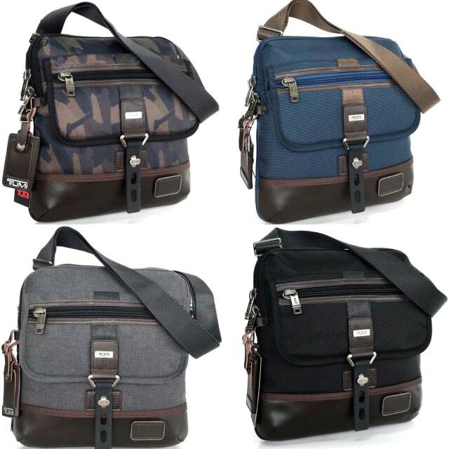 Tas slingbag crossbody men original authentic Tumi Annapolis Zip Flap