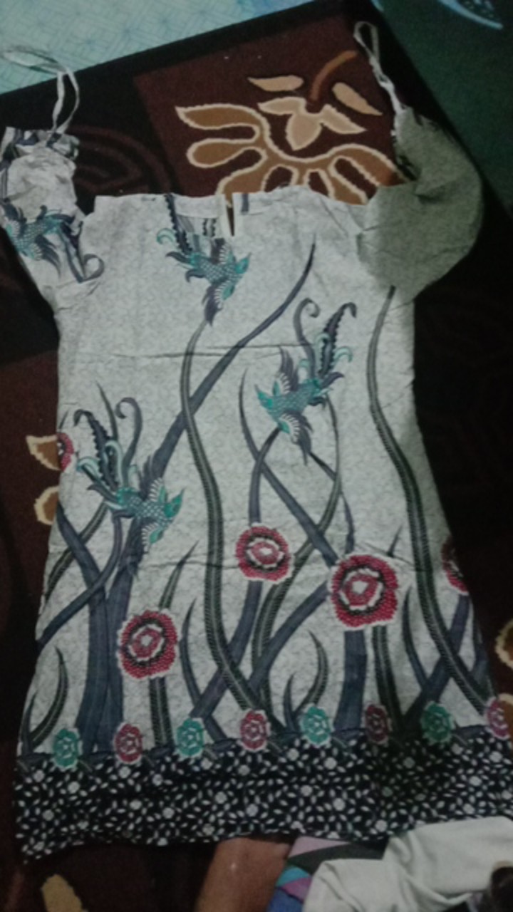 Tunik Batik Serut Genes Jelita Tunic Navbor Yelbor Whitbor Creambor Tunik Batik Modern Hrb030 Dol