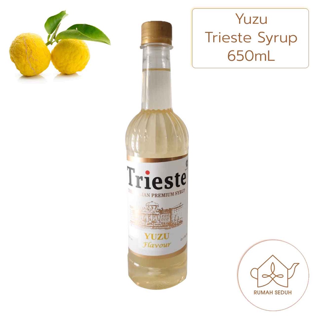 

650ml Trieste Yuzu Syrup - Sirup Buah Jeruk Limun Yuzu Jepang Korea