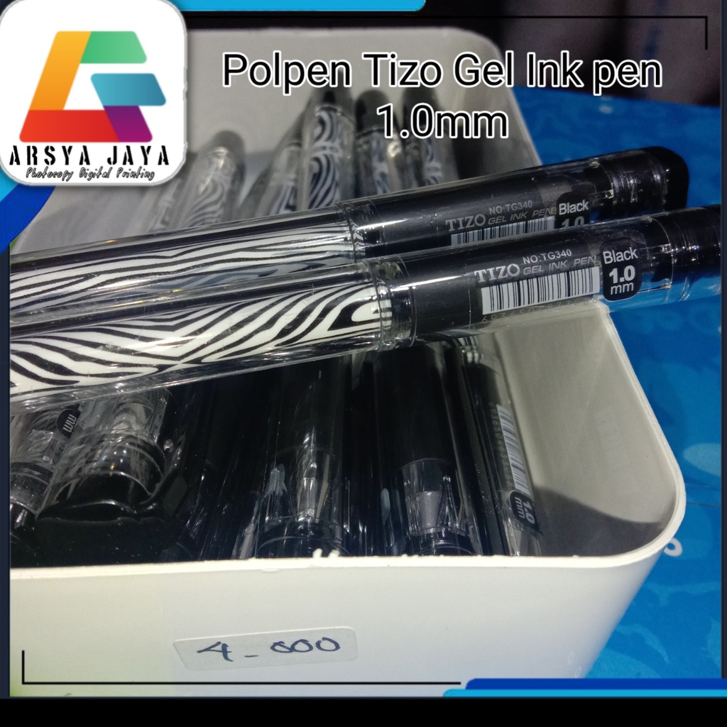 

( 1 PCS ) Pulpen Tizo TG340 1.0 mm Gel Pen Tizo TG340 1.0mm