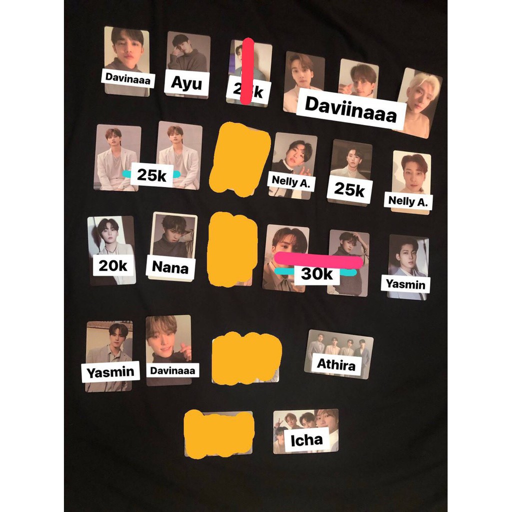 TC trading card incomplete seventeen joshua jun hoshi seungkwan