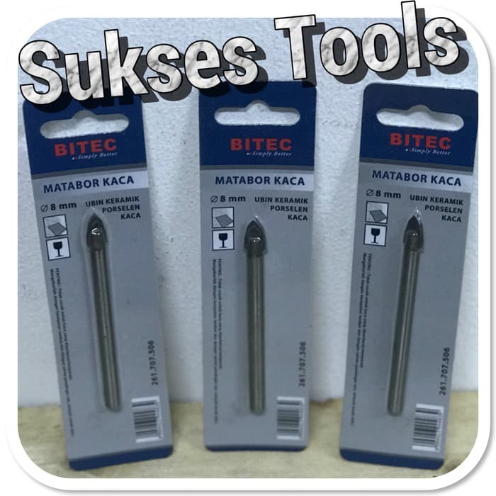 bitec   mata bor tombak uk. 8mm (mata bor kaca, keramik, granit)