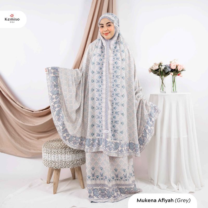 MUKENA TAZBIYA X KEMISO AFIYAH SAJADAH SERIES ALLSIZE