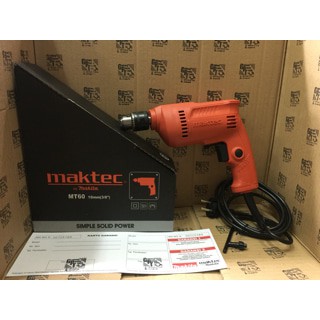 Mesin Bor Besi Kayu Tangan 10mm Maktec MT60 ORIGINAL -