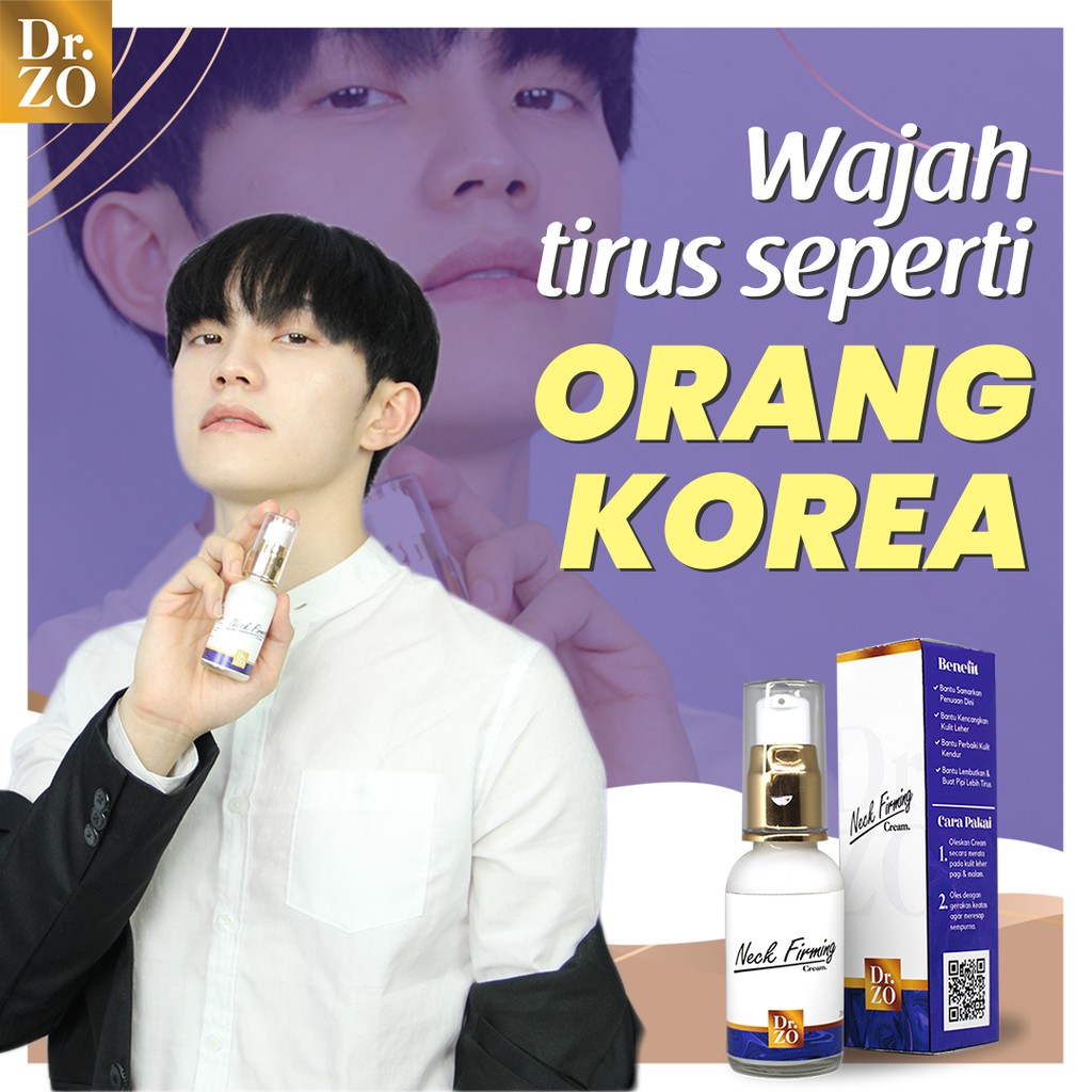 Cream Dr Zo Penirus Wajah Menghilangkan Double Chin Dan Lemak Dileher Secara Alami