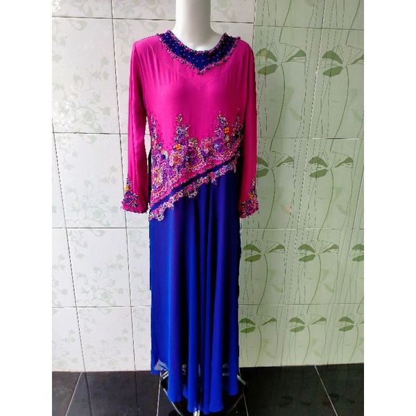 Preloved GAMIS PESTA CERUTI PREMIUM