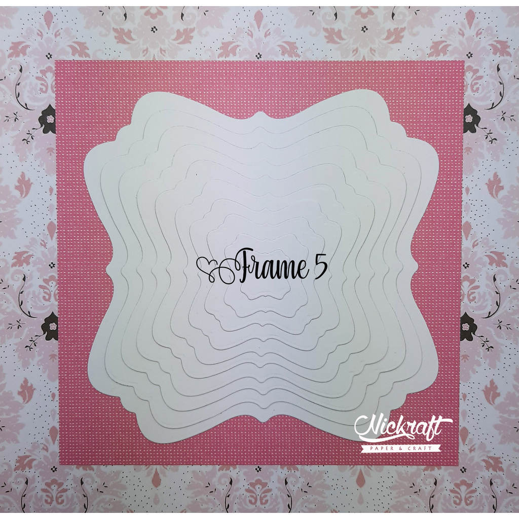 

FRAME 5 - Bahan Scrapbook LABEL KOTAK FANCY SQUARE