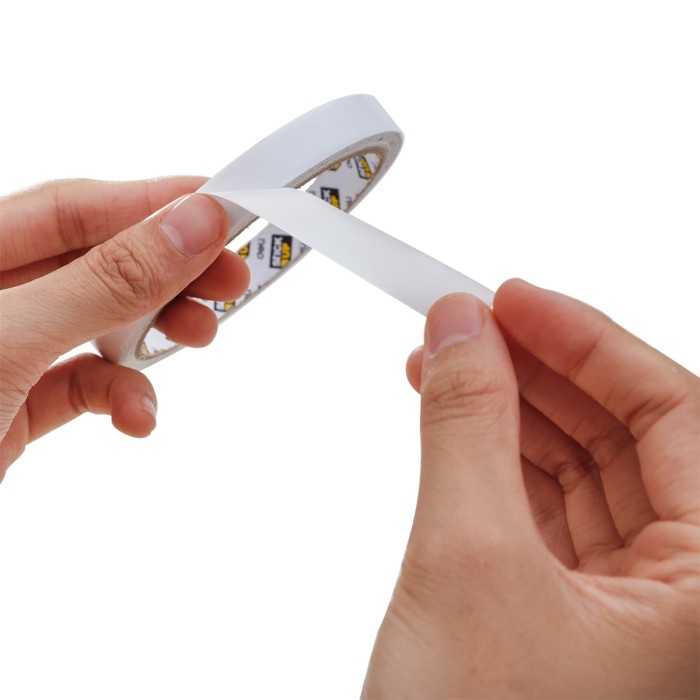 

perekat-pengikat- deli double tape 12-24mmx10yx80um,1 roll/kemasan e3040x - 5 -pengikat-perekat.