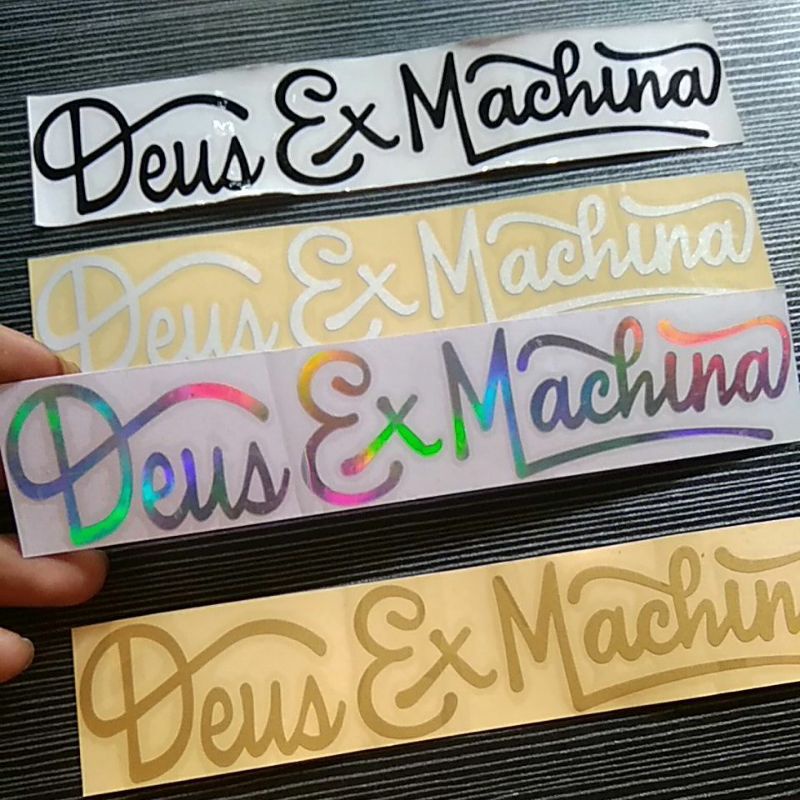 STICKER DEUS EX MACHINA CUTTING