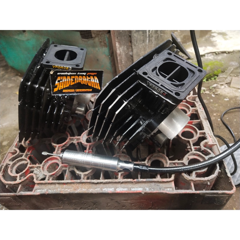 Paket blok porting  harian/balap rx king Yp-1 membran vforce 140 cc
