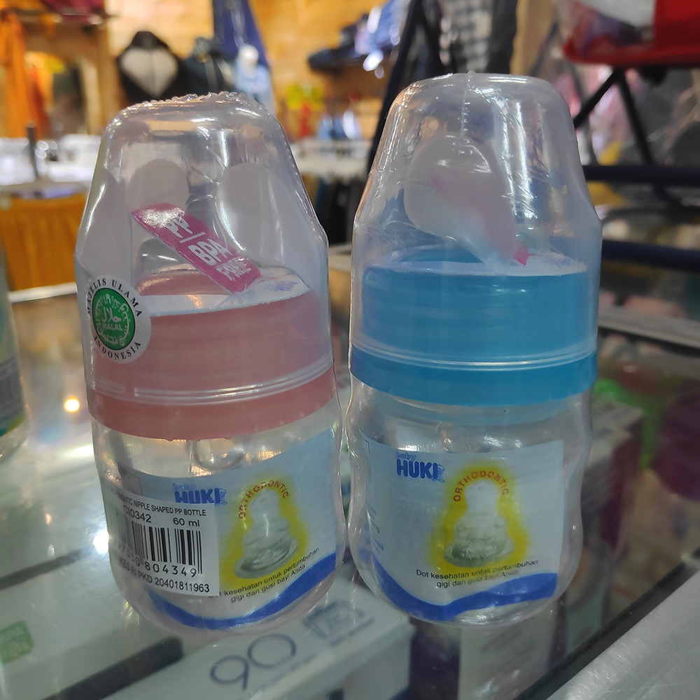 Baby Huki Shaped Botol Susu Bayi 60ml