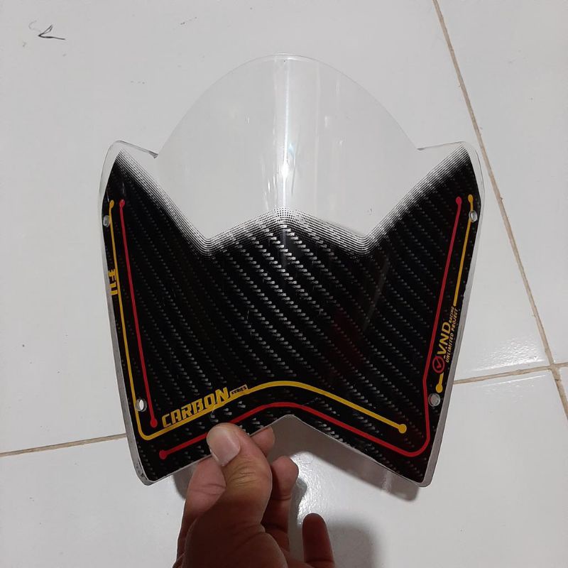 Visor Satria Fu Old Barong Tahun 2011-2012 Visor Fu Old Karbon Merk VND