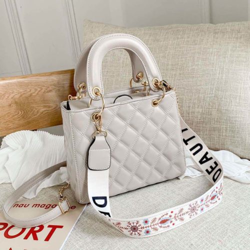 GI 8910 RISCE TAS HAND BAG TALI MOTIF IMPORT WANITA CEWEK PEREMPUAN JAKARTA BATAM JT