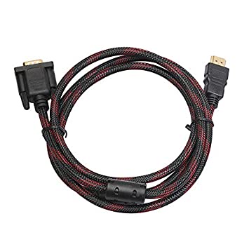 HDMI Kabel HDMI To VGA 1080P HD dengan Audio Kabel Adaptor HDMI untuk Kabel VGA Kabel Optik untuk PC Latop TV originaL