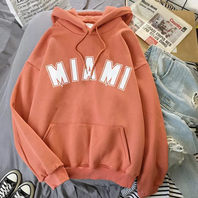 jaket sweater hoodie cewek MIAMI