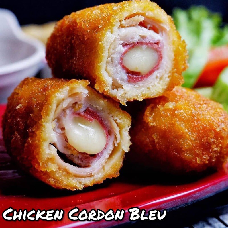 

CHICKEN CORDON BLEU HOMEMADE TANPA BAHAN PENGAWET FROZEN FOOD SIAP MASAK GOSEND/GRAB ONLY