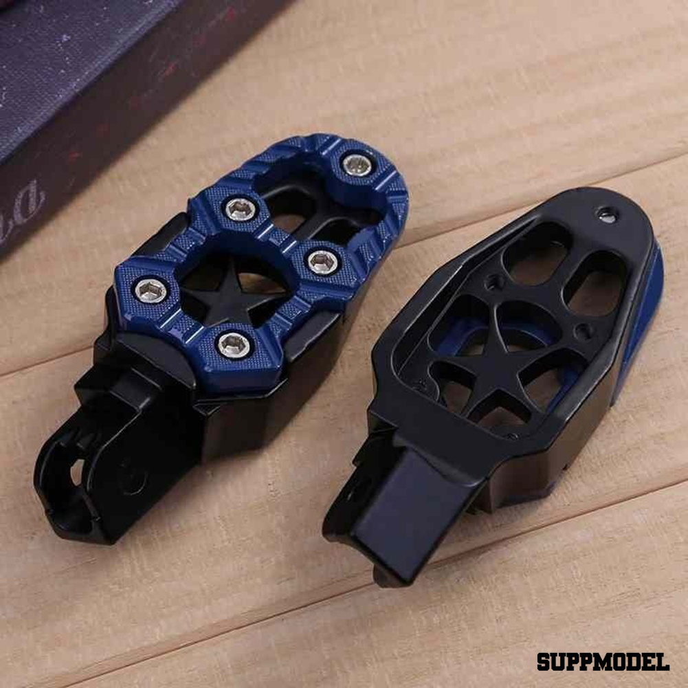 Spm 2pcs / Set Pedal Kaki Motor Off-Road Universal Bahan Metal Ukuran 8mm