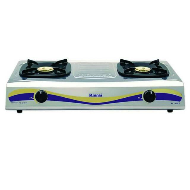 KOMPOR RINNAI 2TUNGKU RI522E/KOMPOR RINNAI RI-522E/KOMPOR RINNAI 2TUNGKU MURAH