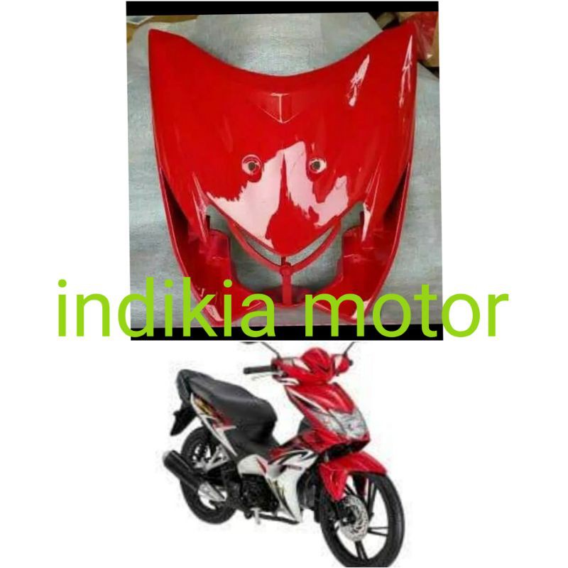cover body depan dasi tameng panel Blade 110 merah