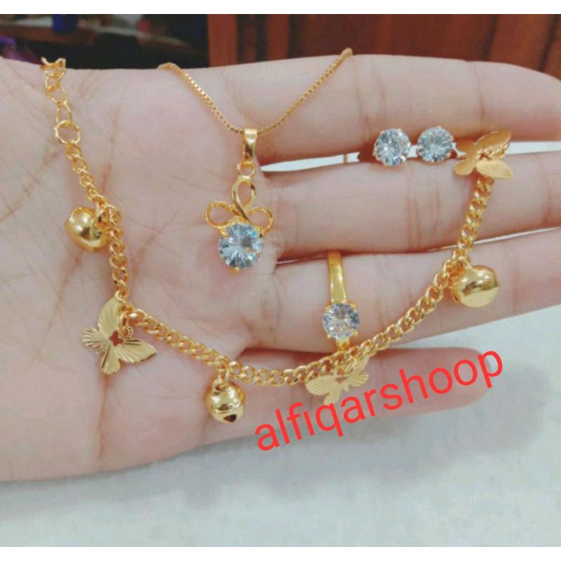 perhiasan set dewasa titanium J