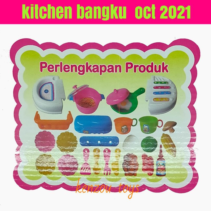 Mainan kitchen set bangku oct 2021