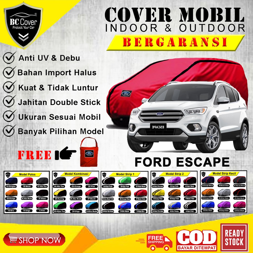 Body Cover Mobil Ford Escape / Sarung Mobil Ford Escape / Selimut Mantel Pelindung Jas Mantol Kerudung Penutup Tutup Ford Escape Outdoor