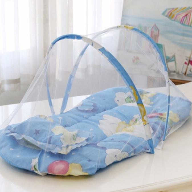 kasur lipat kelambu set baby bayi kasur bayi dengan kelambu set baby TERJANGKAU