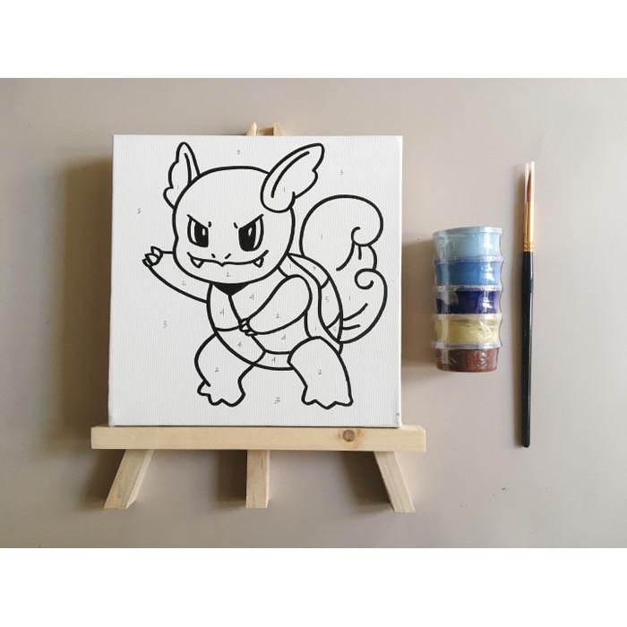 

Art / Wartortle / Paint By Number / Art Set Pokemon