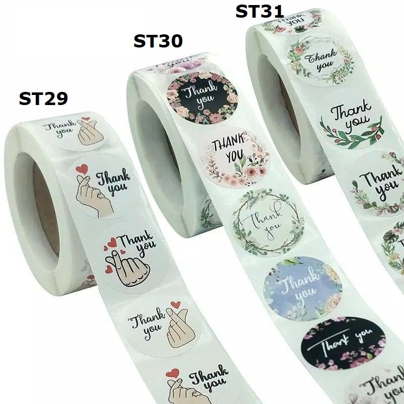 

Stiker LABEL Thank You /Stiker terima kasih Stiker segel kemasan stiker sarangeyo stiker love ST29 ST30 ST31